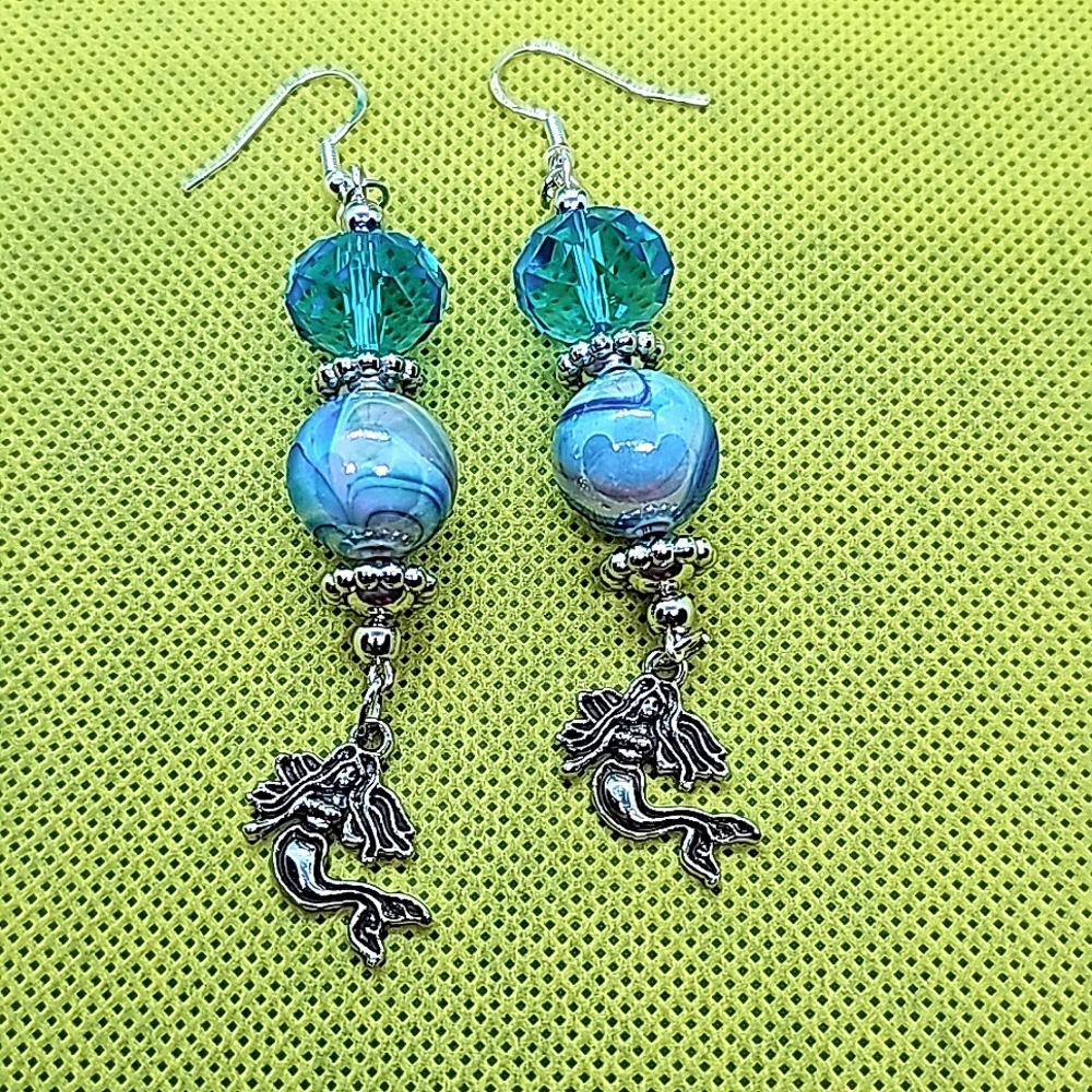 Mermaid Madness Collection 92.5 SS Post Earrings